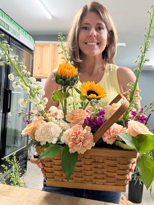 Florists choice basket