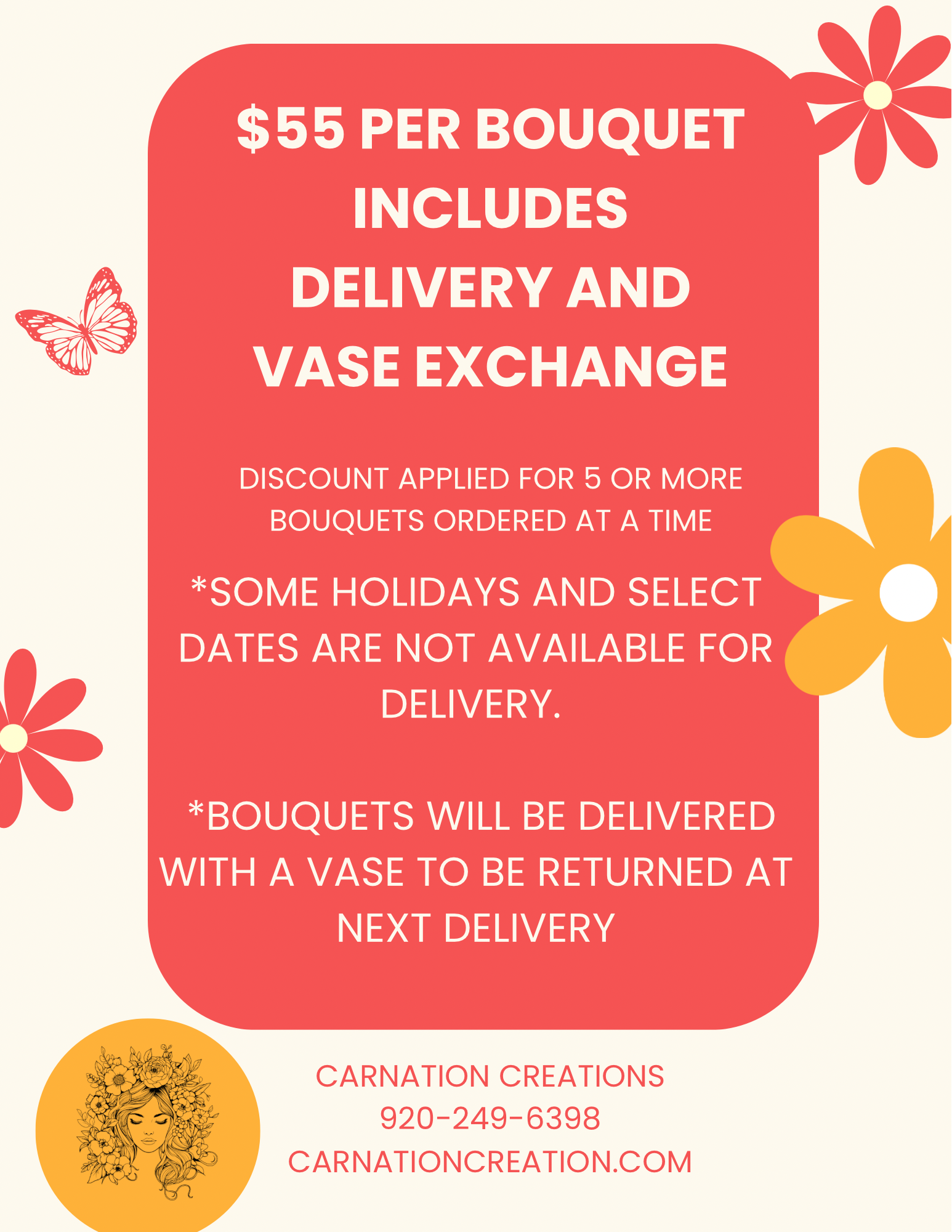 Flower Subscription - Pick your dates